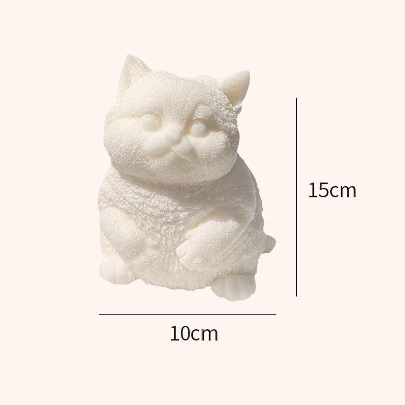 Sumoravibe - Giocattolo Antistress Carino e Morbido Squishy a Forma di Gatto