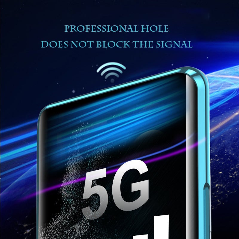 Sumoravibe - Custodia magnetica bifacciale in pelle + vetro per Samsung S23 Ultra