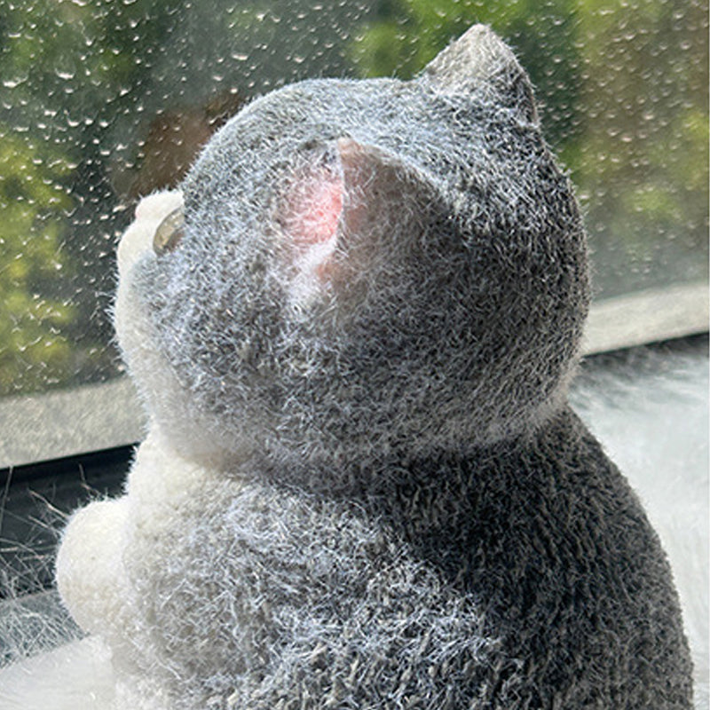 Sumoravibe - Giocattolo Antistress Carino e Morbido Squishy a Forma di Gatto