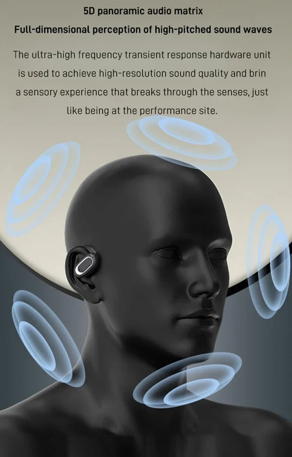 Sumoravibe - Auricolari Bluetooth sportivi con gancio per orecchio