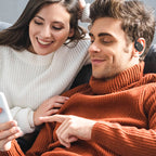 Sumoravibe - Auricolare Bluetooth senza fili da appendere all'orecchio