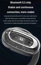 Sumoravibe - Auricolari Bluetooth sportivi con gancio per orecchio