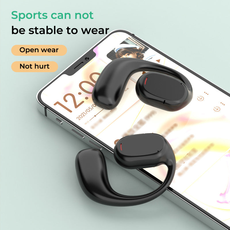 Sumoravibe - Auricolare Bluetooth senza fili da appendere all'orecchio