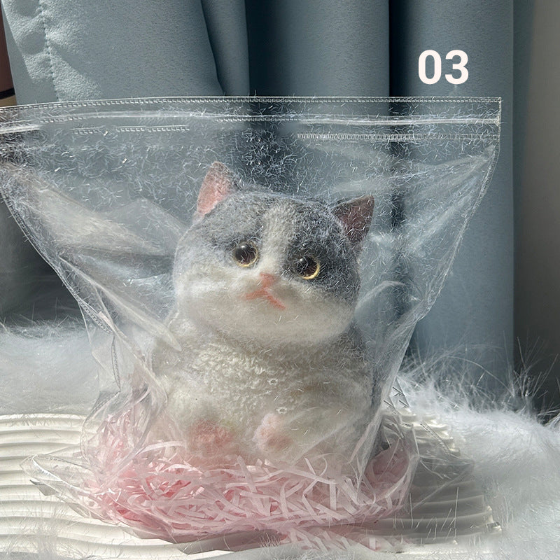 Sumoravibe - Giocattolo Antistress Carino e Morbido Squishy a Forma di Gatto