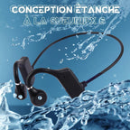 Sumoravibe - Cuffie a conduzione ossea Bluetooth
