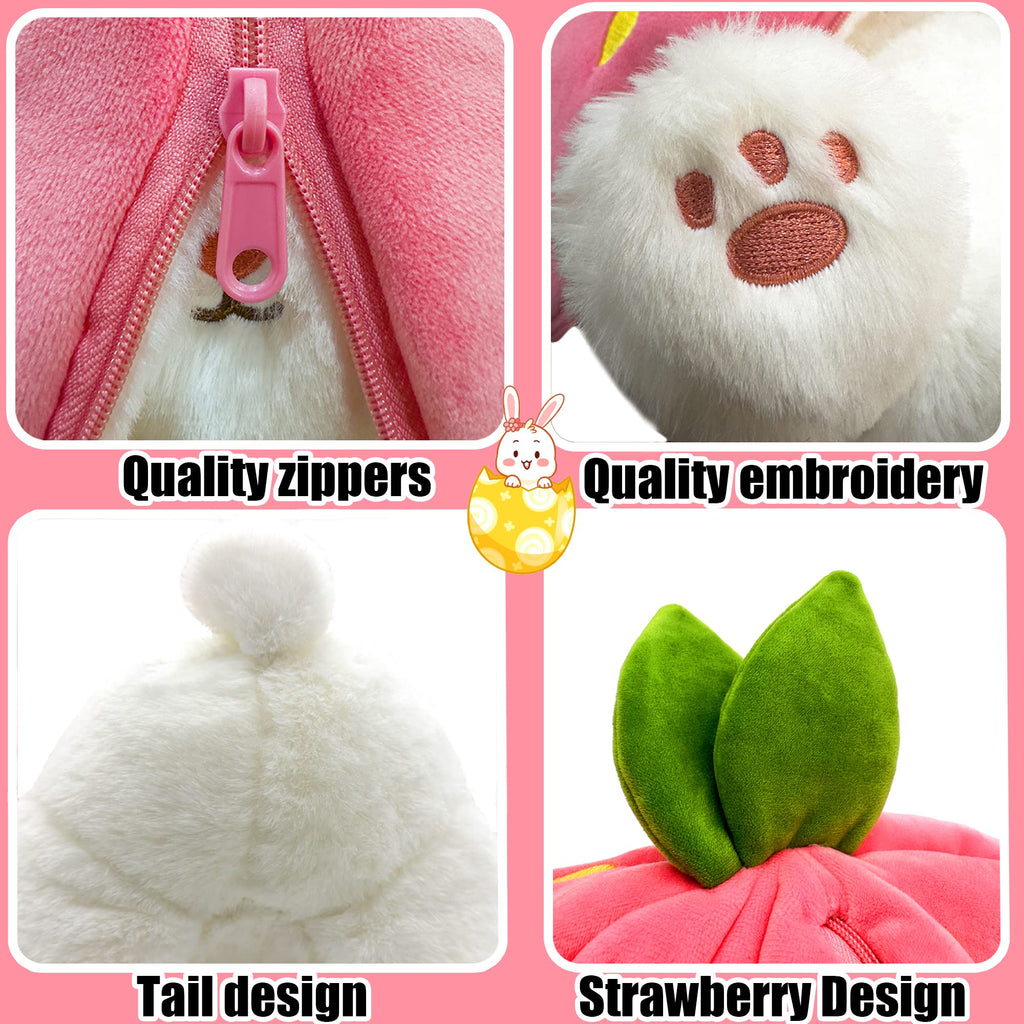 Sumoravibe - Peluche con Coniglietto di Fragola per Pasqua