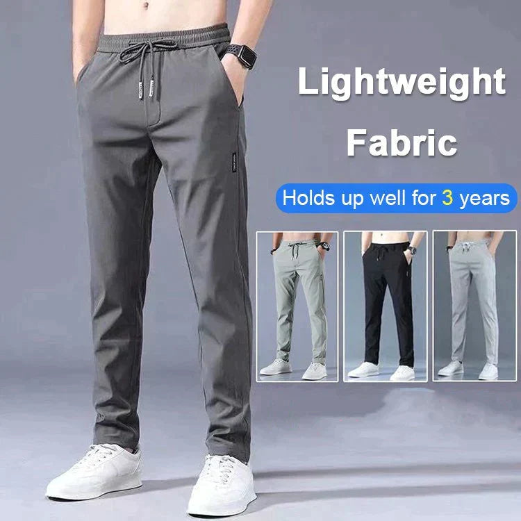 Sumoravibe - Pantaloni da Uomo Elastico Asciugatura Rapida