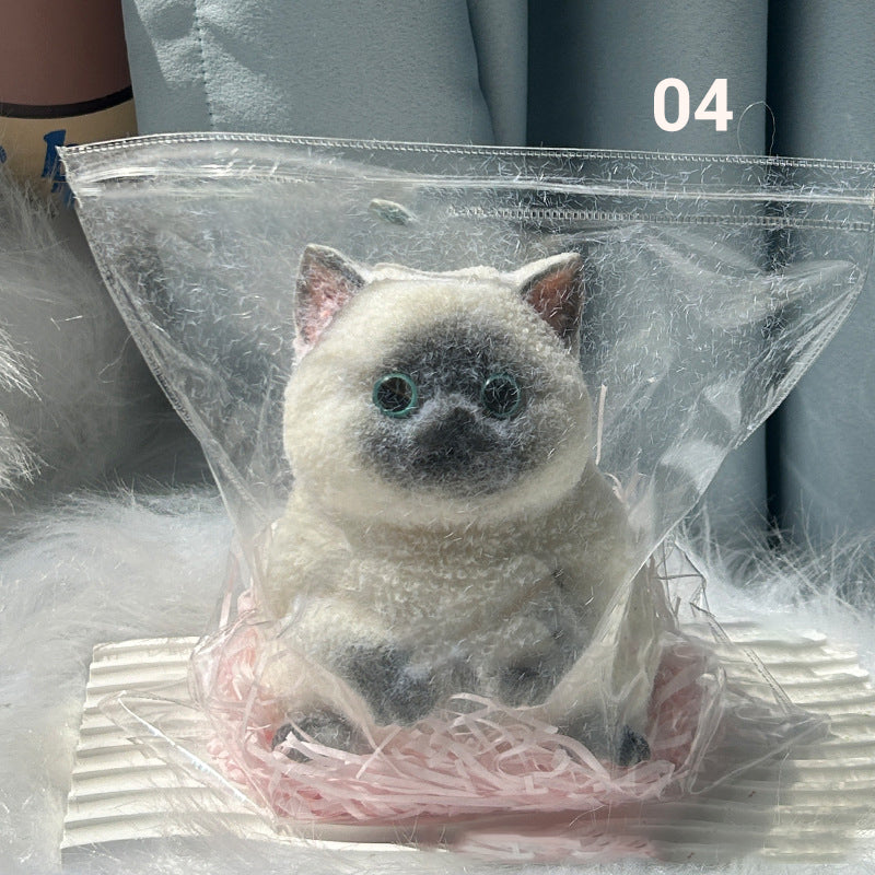 Sumoravibe - Giocattolo Antistress Carino e Morbido Squishy a Forma di Gatto