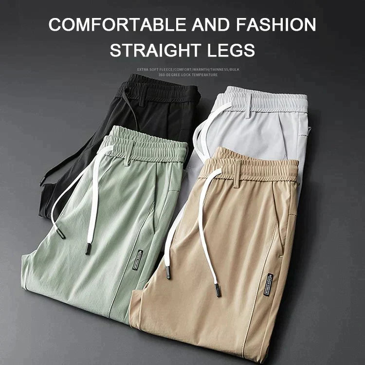 Sumoravibe - Pantaloni da Uomo Elastico Asciugatura Rapida