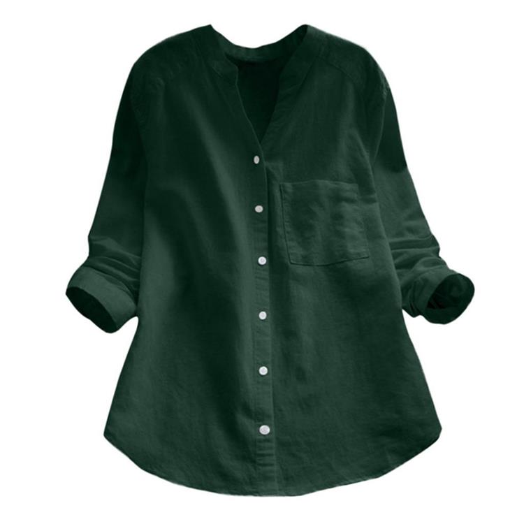 Sumoravibe - Camicia ampia casual in cotone di lino fatta a mano in stile giapponese (? Acquista 2 automatici con uno sconto del 10% e spedizione gratuita?)