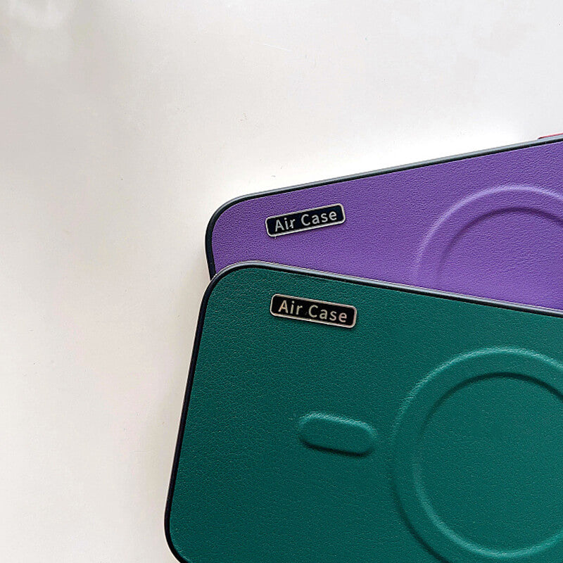 Sumoravibe - Custodia magnetica in pelle per la serie iPhone