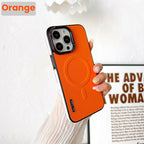 Sumoravibe - Custodia magnetica in pelle per la serie iPhone
