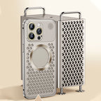 Sumoravibe - Custodia per Telefono con Dissipazione del Calore, Aromaterapia e Resistente alle Cadute in Metallo
