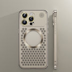 Sumoravibe - Custodia per Telefono con Dissipazione del Calore, Aromaterapia e Resistente alle Cadute in Metallo