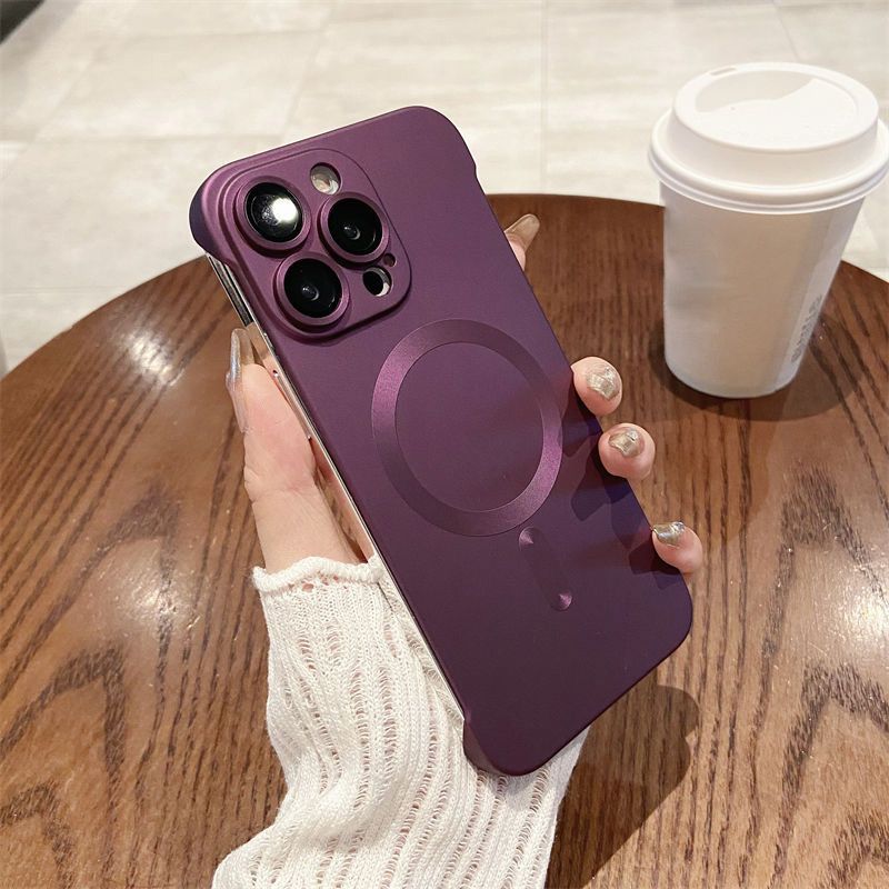 Sumoravibe - Custodia Sottile Senza Cornice Magnetica per iPhone