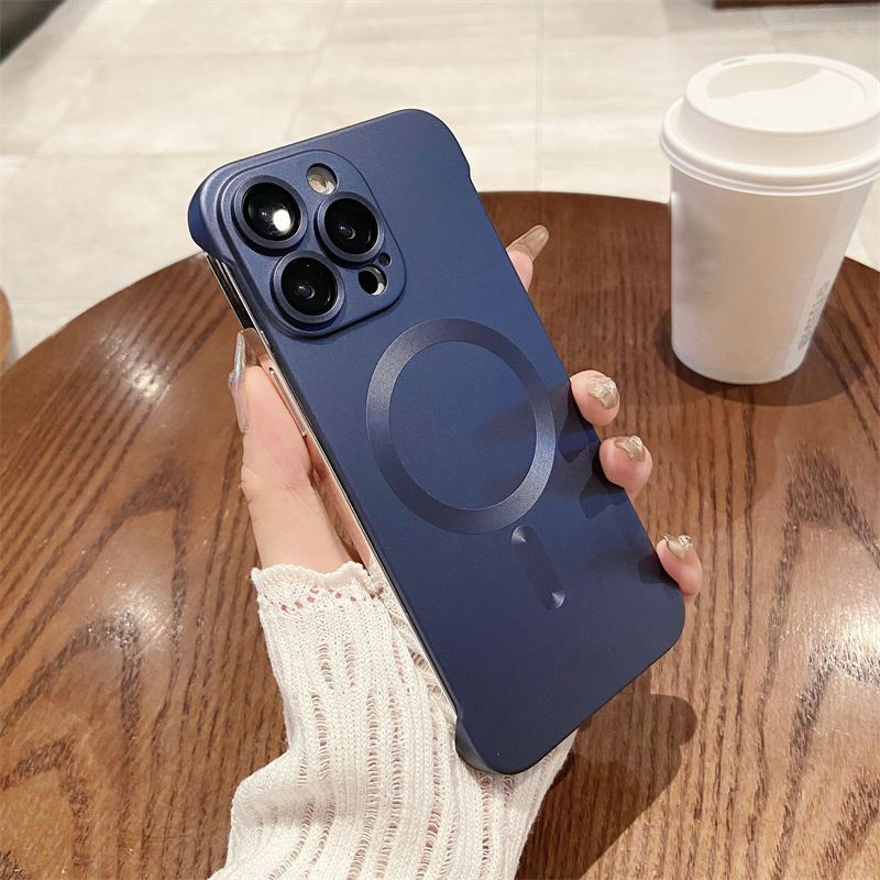 Sumoravibe - Custodia Sottile Senza Cornice Magnetica per iPhone