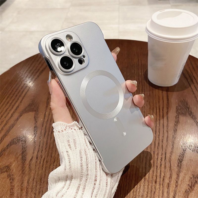 Sumoravibe - Custodia Sottile Senza Cornice Magnetica per iPhone