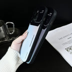 Sumoravibe - Custodia per telefono in vetro sfumato per iPhone
