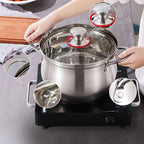 Sumoravibe - Multipurpose Large Capacity Stainless Steel Steamer Pot