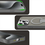 Sumoravibe - Custodia Magnetica Antiurto con Supporto per iPhone Serie 15-11