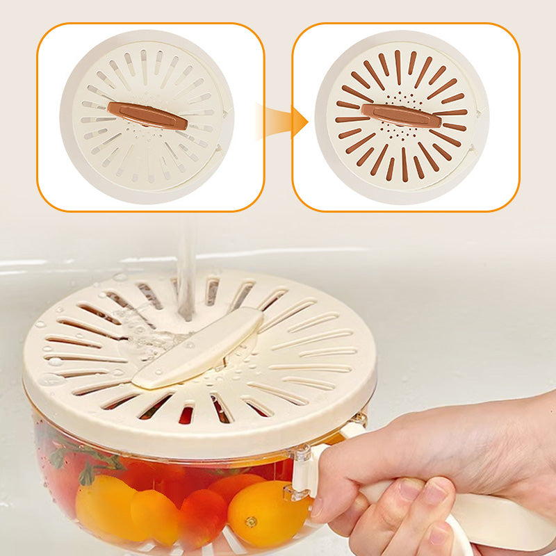 Sumoravibe - Cestello scolapasta multiuso con coperchio🥗.