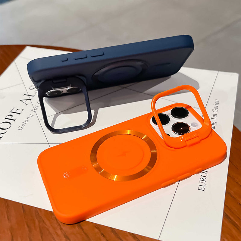 Sumoravibe - Custodia Magnetica in Silicone con Supporto per Lente Invisibile