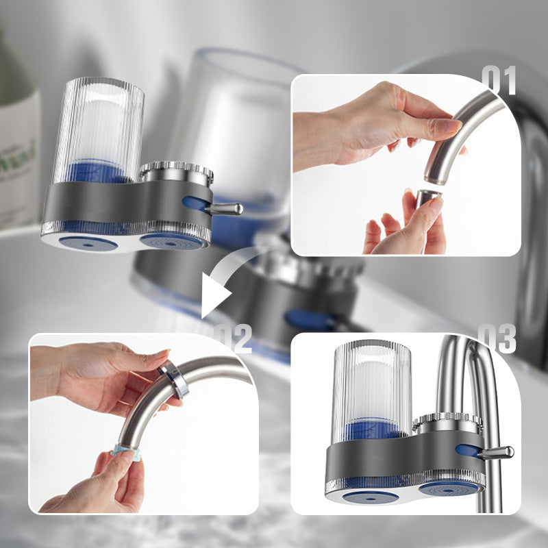 Sumoravibe - Filtro Universale per Acqua del Rubinetto, Smontabile e Lavabile per Uso Domestico