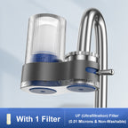 Sumoravibe - Filtro Universale per Acqua del Rubinetto, Smontabile e Lavabile per Uso Domestico