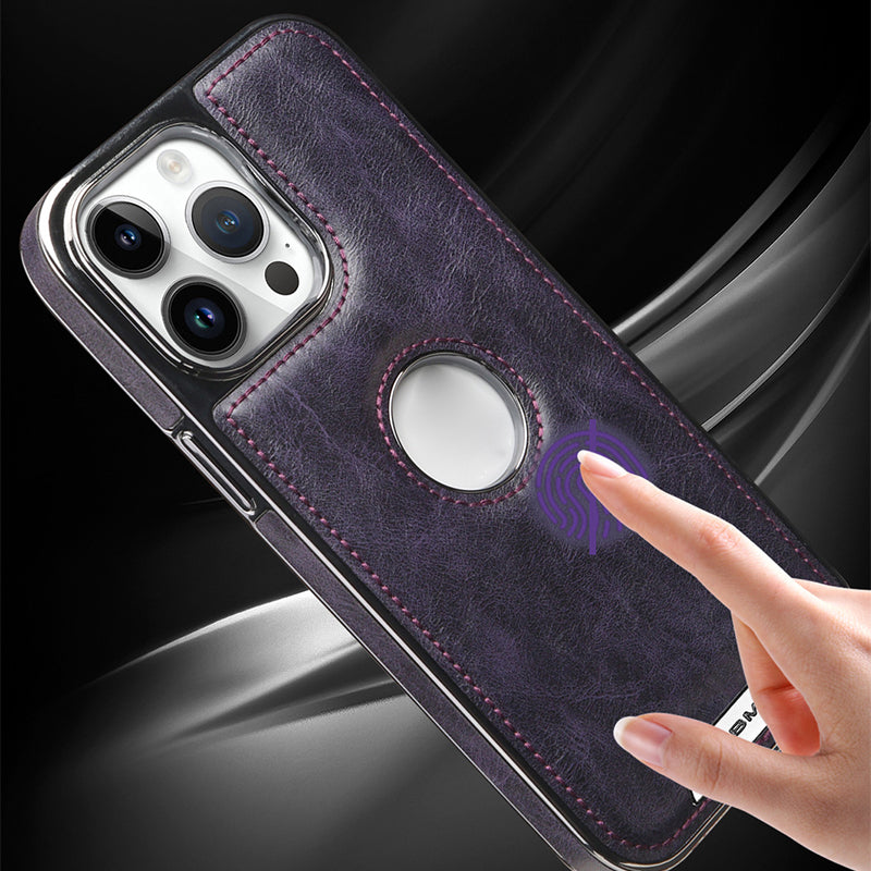 Sumoravibe - Custodia in Pelle di Lusso per iPhone