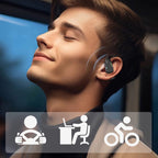 Sumoravibe - Auricolari In-Ear Bluetooth con Schermo Touchscreen a Colori Completi