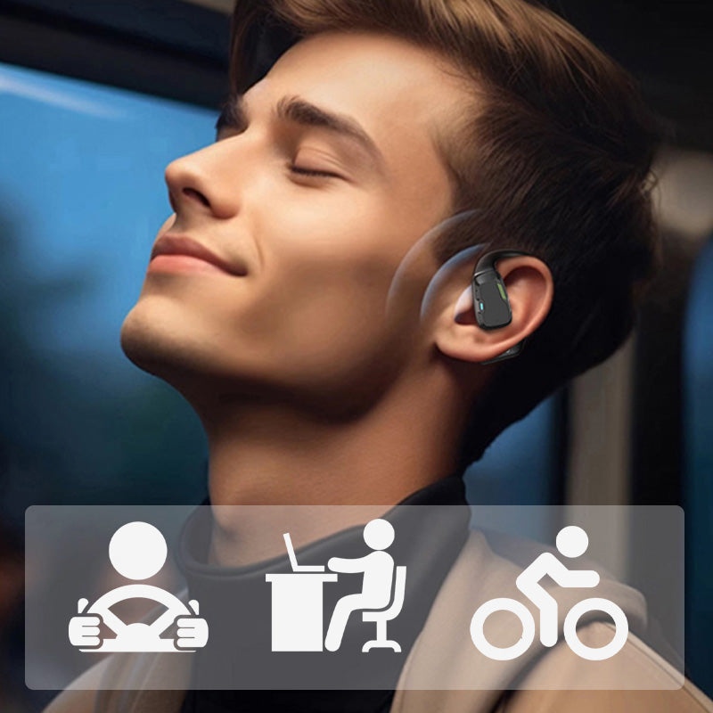 Sumoravibe - Auricolari In-Ear Bluetooth con Schermo Touchscreen a Colori Completi