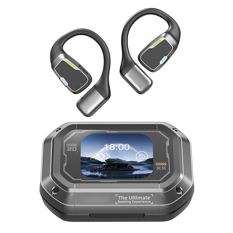 Sumoravibe - Auricolari In-Ear Bluetooth con Schermo Touchscreen a Colori Completi