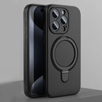 Sumoravibe - Custodia magnetica per cellulare in silicone con staffa per iPhone