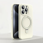 Sumoravibe - Custodia magnetica per cellulare in silicone con staffa per iPhone