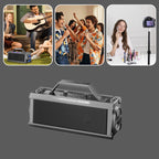 Sumoravibe - Altoparlante Bluetooth Karaoke da 200W con Microfono Senza Fili