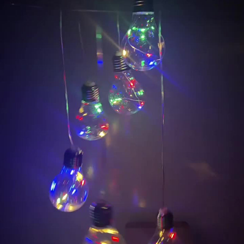 Sumoravibe - Campanelli Eolici con Lampadina LED Colorata ad Energia Solare