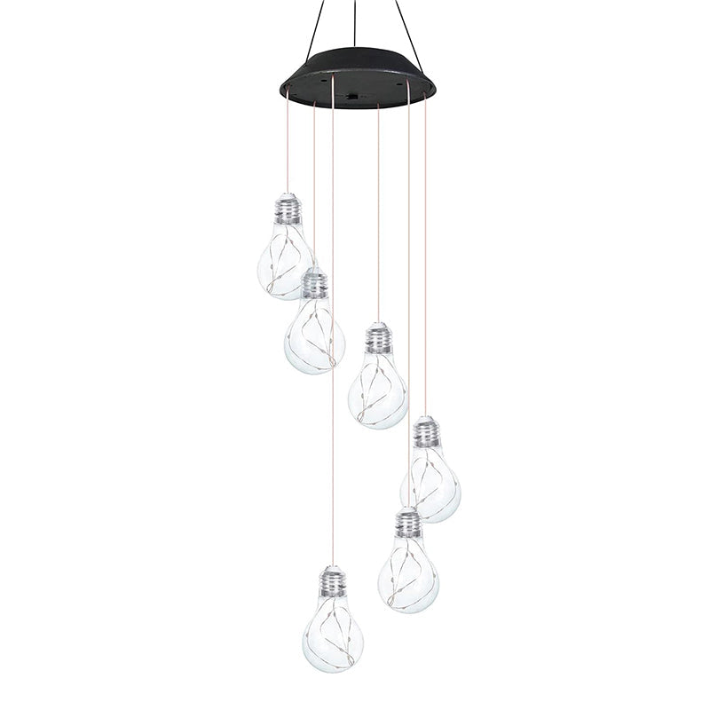 Sumoravibe - Campanelli Eolici con Lampadina LED Colorata ad Energia Solare