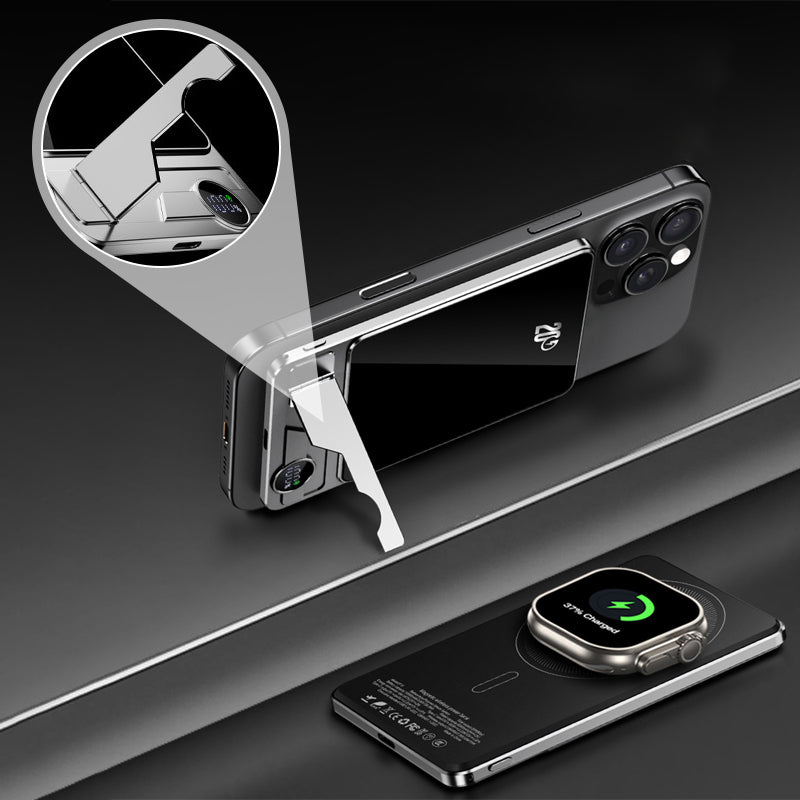 Sumoravibe - Doppia Modalità Magnetico Power Bank con Supporto