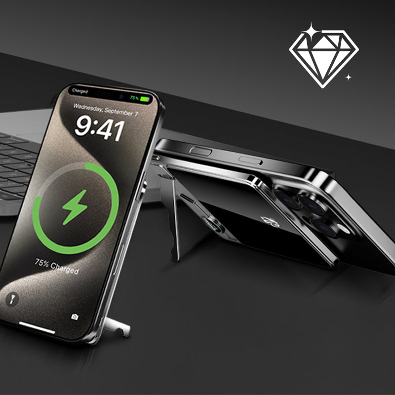 Sumoravibe - Doppia Modalità Magnetico Power Bank con Supporto