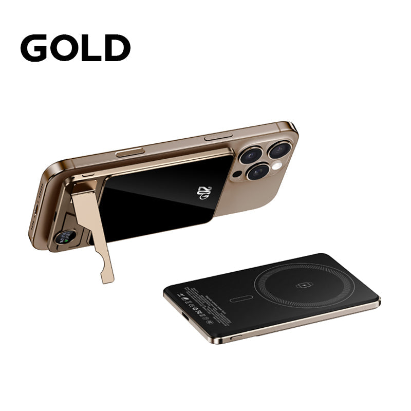 Sumoravibe - Doppia Modalità Magnetico Power Bank con Supporto