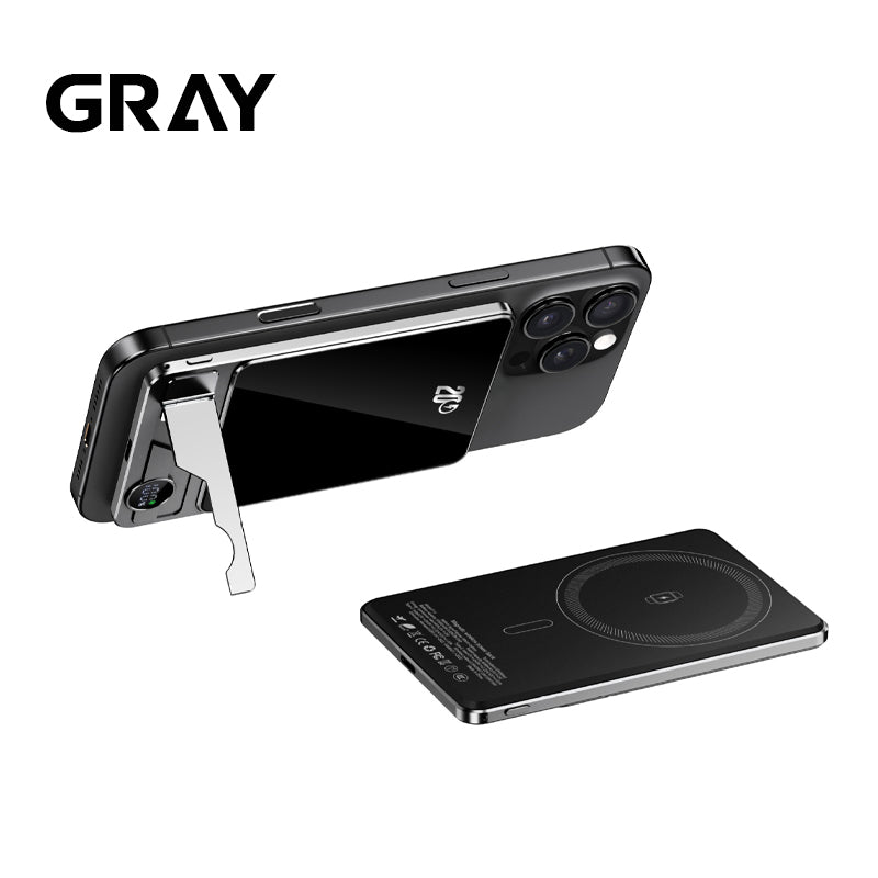 Sumoravibe - Doppia Modalità Magnetico Power Bank con Supporto