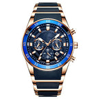 Sumoravibe - Orologio al quarzo multifunzione impermeabile da uomo