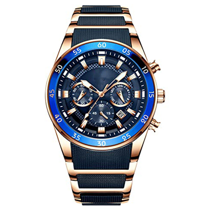 Sumoravibe - Orologio al quarzo multifunzione impermeabile da uomo