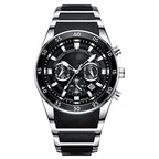 Sumoravibe - Orologio al quarzo multifunzione impermeabile da uomo