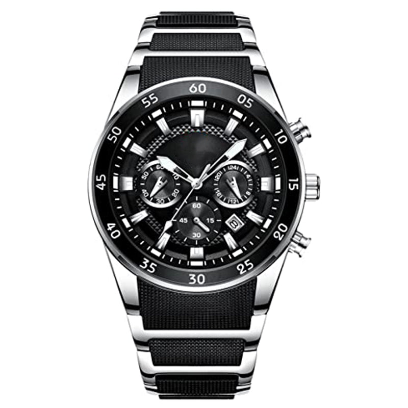 Sumoravibe - Orologio al quarzo multifunzione impermeabile da uomo