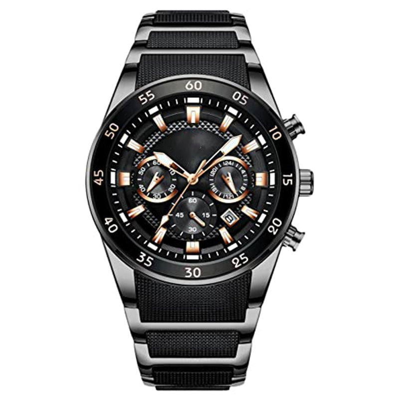 Sumoravibe - Orologio al quarzo multifunzione impermeabile da uomo