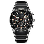 Sumoravibe - Orologio al quarzo multifunzione impermeabile da uomo