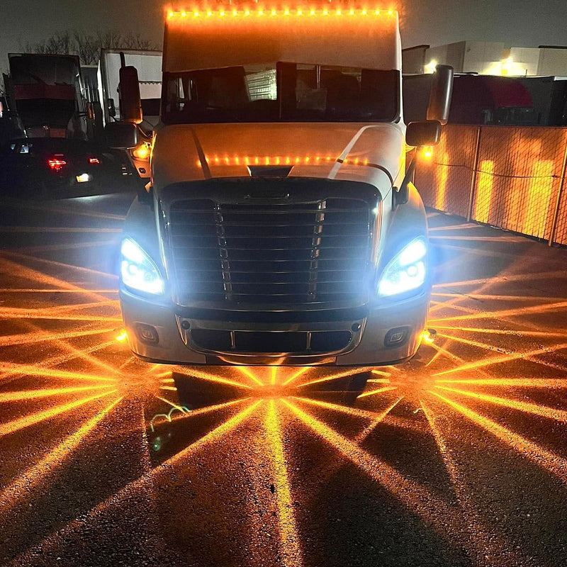 Sumoravibe - Luci di segnalazione laterali a LED a forma di anguria per camion e rimorchi
