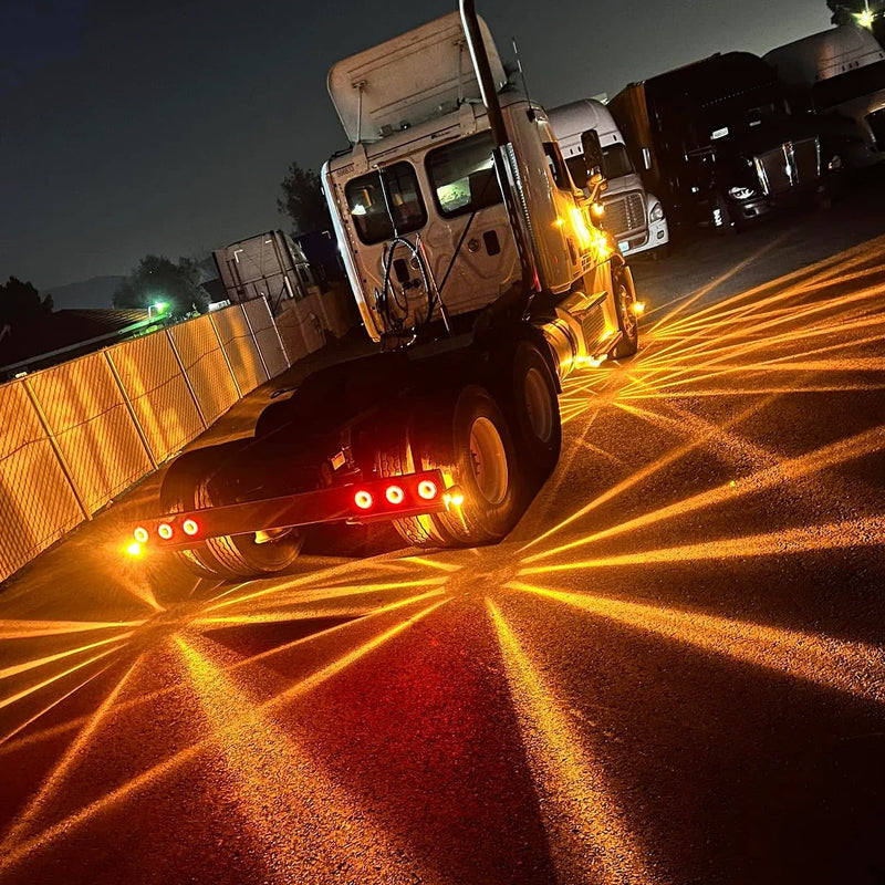 Sumoravibe - Luci di segnalazione laterali a LED a forma di anguria per camion e rimorchi