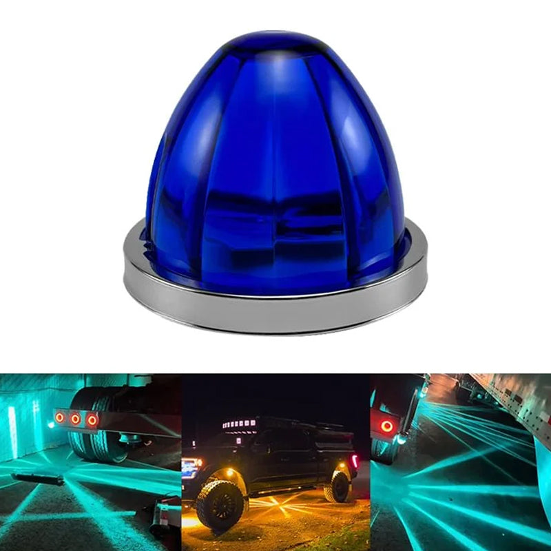 Sumoravibe - Luci di segnalazione laterali a LED a forma di anguria per camion e rimorchi